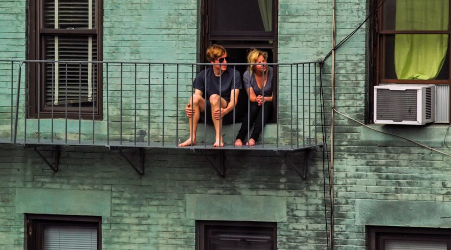 tenants on balcony